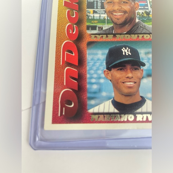 FINAL SALE 1995 Topps #130T Lyle Mouton Mariano Rivera Rookie White Sox Yankees - Picture 3 of 7